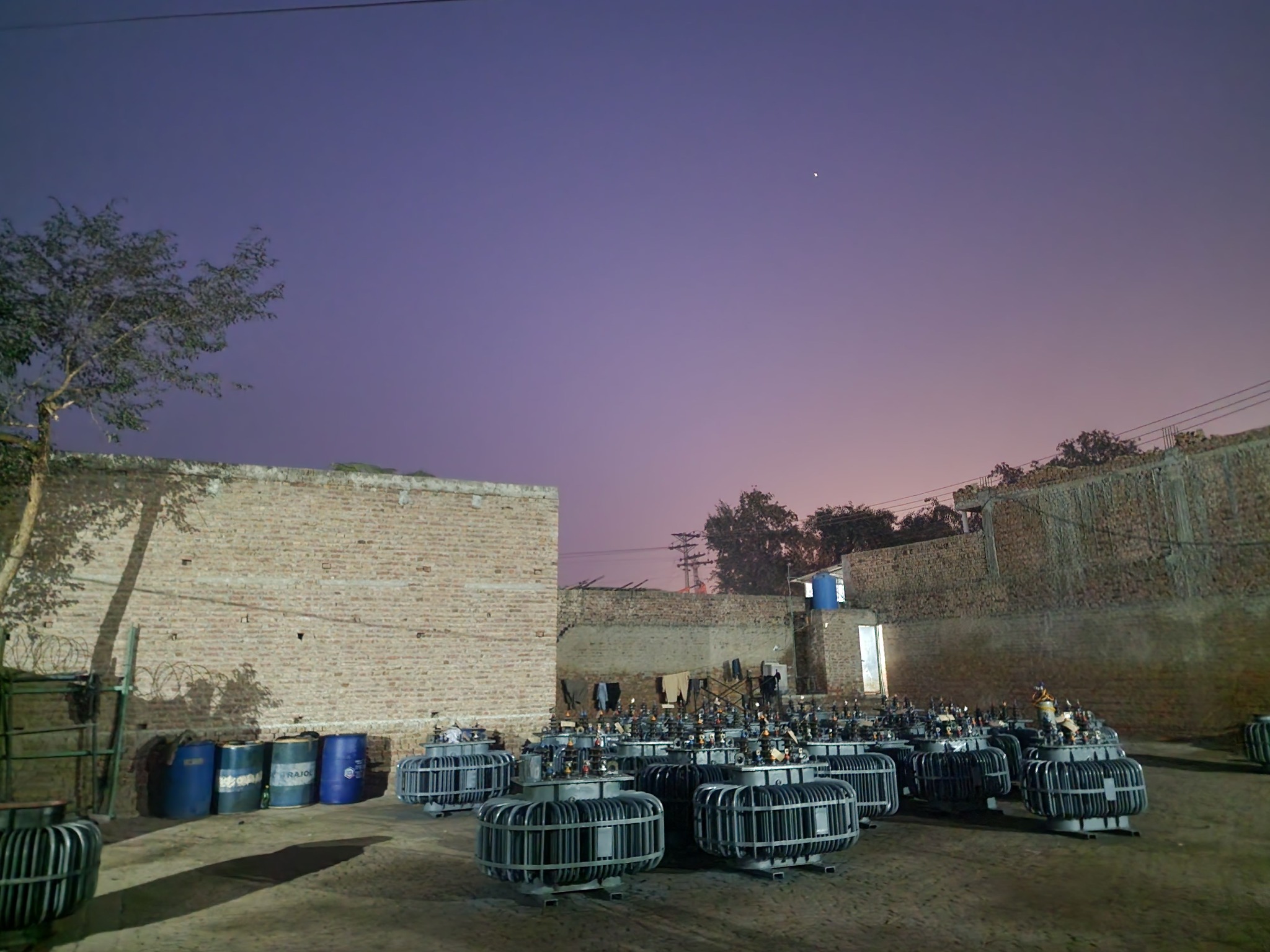 Transformer yard at Ghazi Electric Works in Sahiwal — company photograph